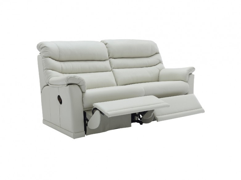Malvern Leather 2 Seater Recliner Sofa (Right Hand Facing)