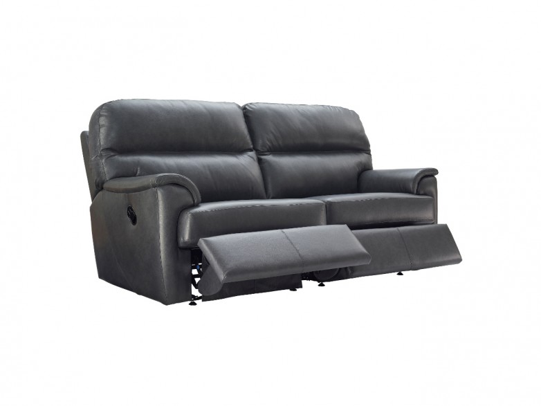 G Plan Watson Leather 3 Seater Power Recliner Sofa (Double) Hatters