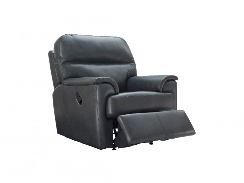 G Plan Watson Leather 3 Seater Power Recliner Sofa (Double) Hatters