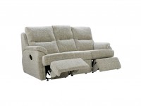 Hartford Fabric 3 Seater Power Recliner Sofa (Double) thumbnail
