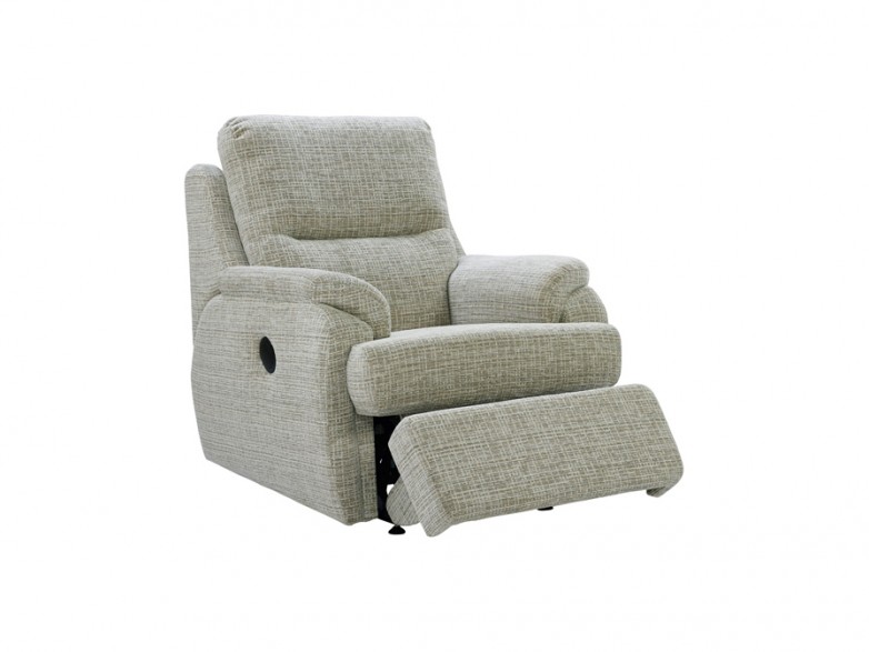Hartford Fabric 2 Seater Power Recliner Sofa (Double)