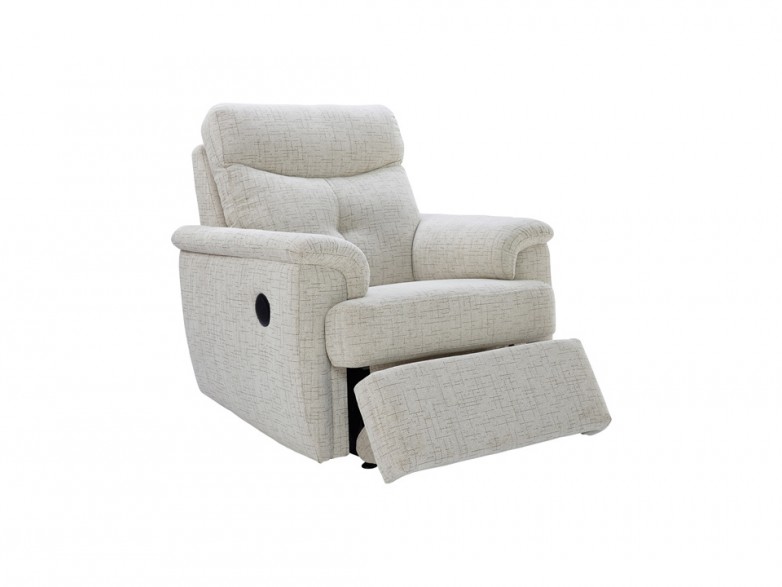 Atlanta Fabric 3 Seater Power Recliner Sofa (Double)