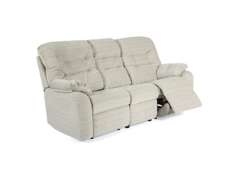 Westbury Fabric 3 Seater Recliner Sofa (Double)