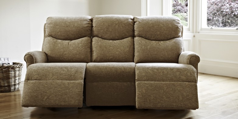 Neston Fabric 2 Seater Recliner Sofa (Double)