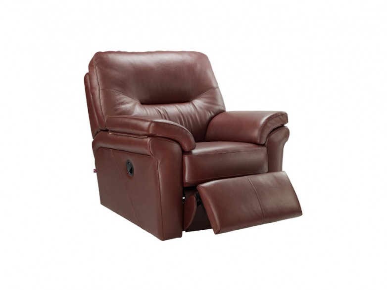 G Plan Washington Leather 3 Seater Recliner Sofa (Double) Hatters