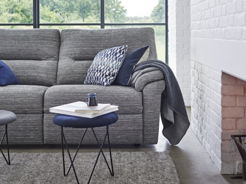 Washington Fabric 2 Seater Recliner Sofa (Double)