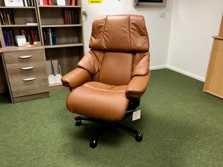 Stressless - Reno Office Chair in Paloma Leather