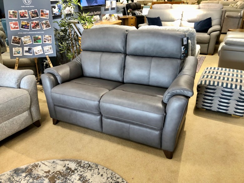- Hurst 2-Seater Sofa in Leather