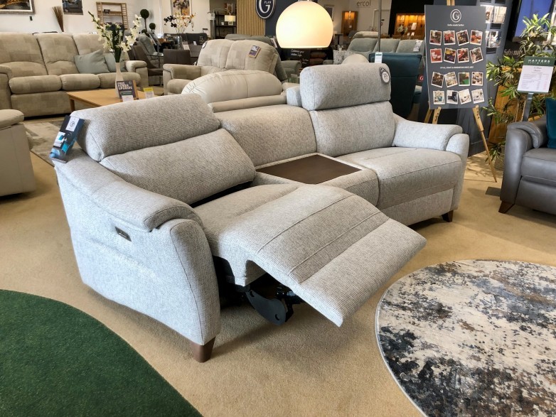 - Hurst Power-Reclining Curved Sofa