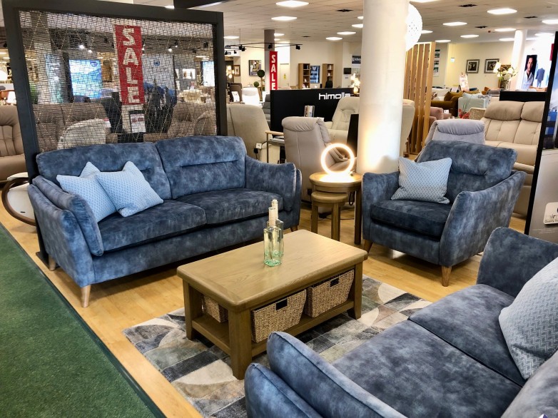 - Solero 3-Seater Sofa and Armchair with Powered-Footrest