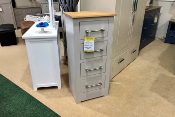 - Modo 4 Drawer Narrow Chest with Oak Top