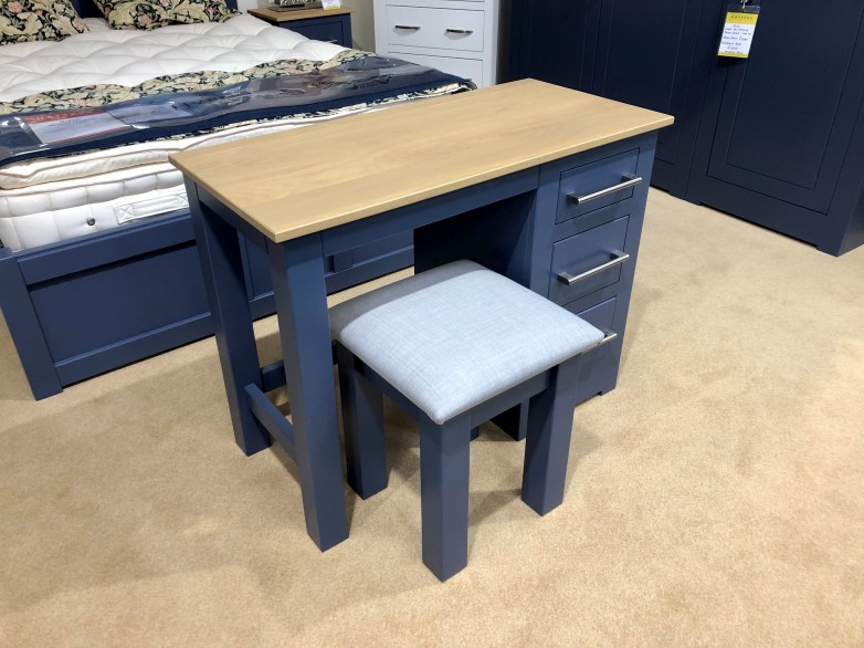 - Modo Single Pedestal Dressing Table and Bedroom Stool