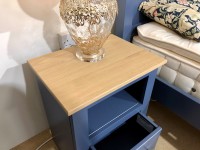 - Modo Small 1 Drawer Bedside with Open Shelf and Oak Top thumbnail