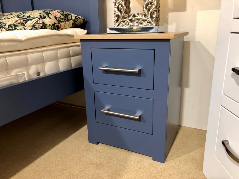 - Modo Small 2 Drawer Bedside with Oak Top