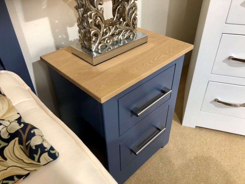 - Modo Small 2 Drawer Bedside with Oak Top