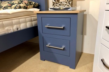 - Modo Small 2 Drawer Bedside with Oak Top