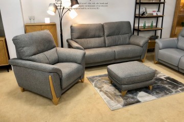 - Enna Large Sofa, Armchair and Footstool
