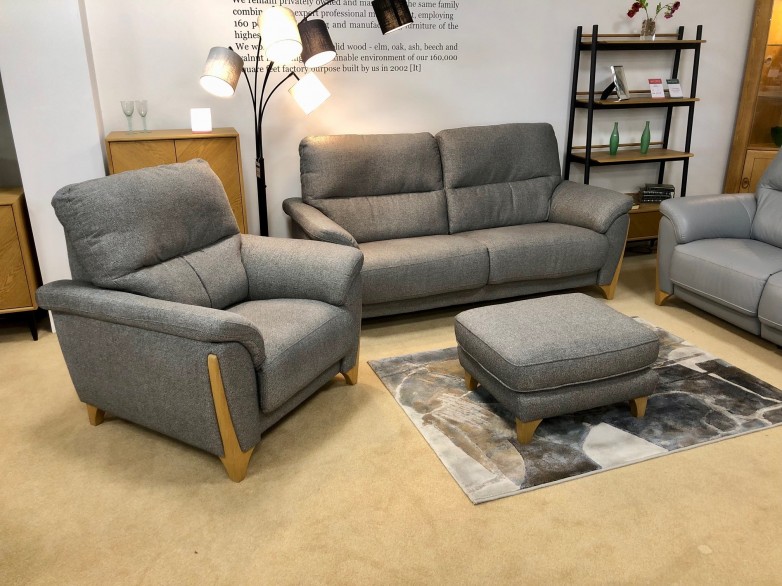 - Enna Large Sofa, Armchair and Footstool