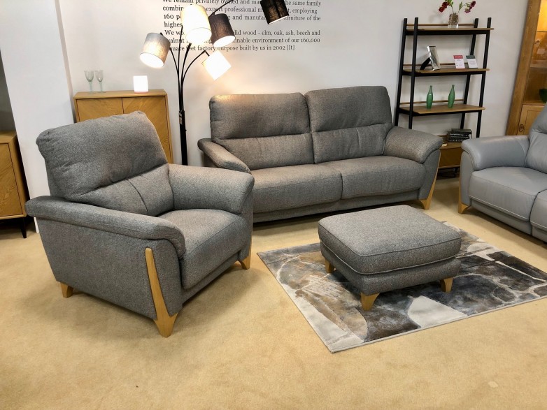 - Enna Large Sofa, Armchair and Footstool