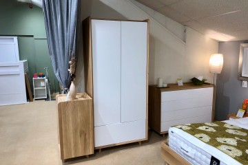 - Lottie Bedroom Double Wardrobe with Drawer