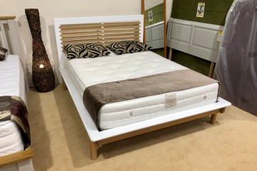 - Hayley Double Size (4'6") Bedframe with Hushabye Natural Backcare 1500 Mattress