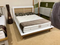 - Hayley Double Size (4'6") Bedframe with Hushabye Natural Backcare 1500 Mattress thumbnail