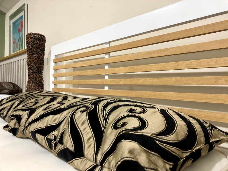 - Hayley Double Size (4'6") Bedframe with Hushabye Natural Backcare 1500 Mattress