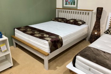 - Denver King Size (5') Bedframe with Healthbeds Active Life 6200 Mattress