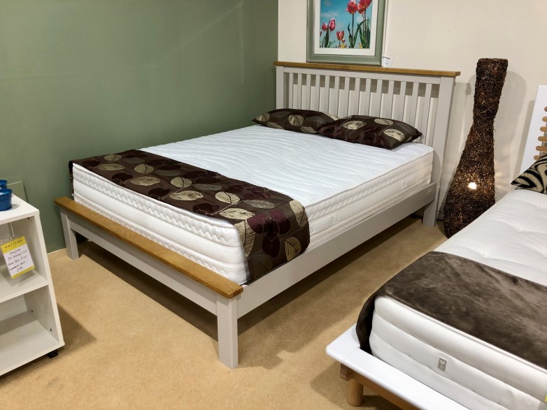 - Denver King Size (5') Bedframe with Healthbeds Active Life 6200 Mattress