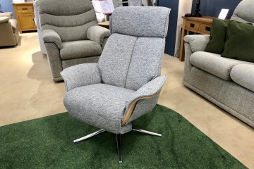 - Ergoform Oslo Swivel Power-Reclining Chair with Battery