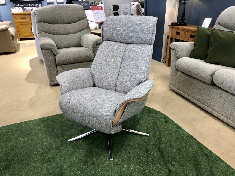 - Ergoform Oslo Swivel Power-Reclining Chair with Battery