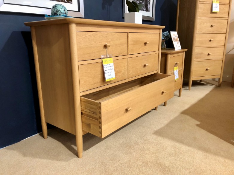 - Teramo Bedroom 5 Drawer Wide Chest