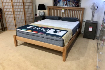 - Mayfair Oak King Size (5') Wooden Bedframe