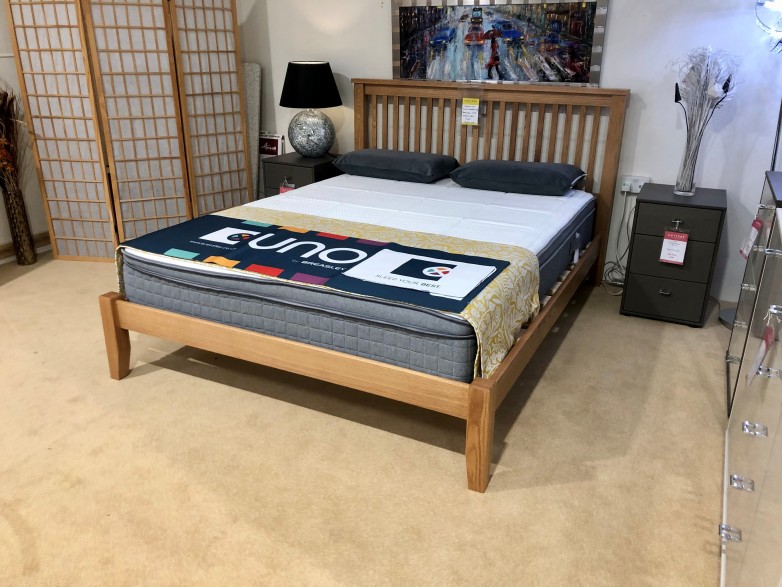 - Mayfair Oak King Size (5') Wooden Bedframe