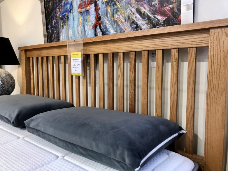 - Mayfair Oak King Size (5') Wooden Bedframe