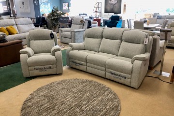 - Boston Power-Reclining 3-Seater Sofa and Manual-Reclining Armchair