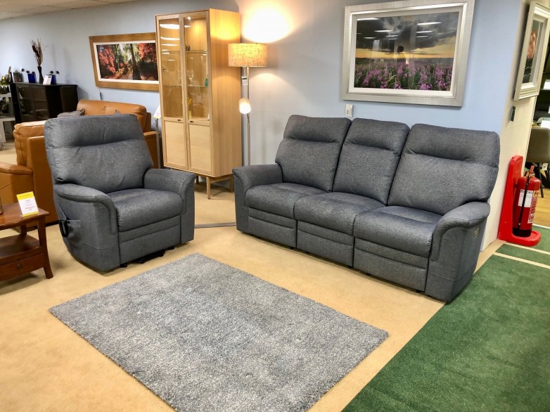 - Hudson 23 Power-Reclining 3-Seater Sofa and Lift-Rise Armchair