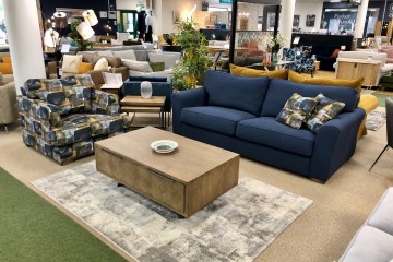 - Heath Large Sofa and Cooper Patterned Armchair (Scatters Included)