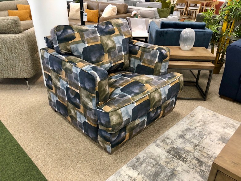 - Heath Large Sofa and Cooper Patterned Armchair (Scatters Included)