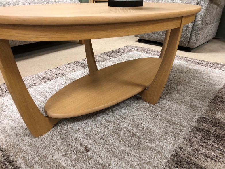 - Shades Oval Sunburst Coffee Table