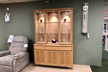 - Shades 3 Door Sideboard with Display Top