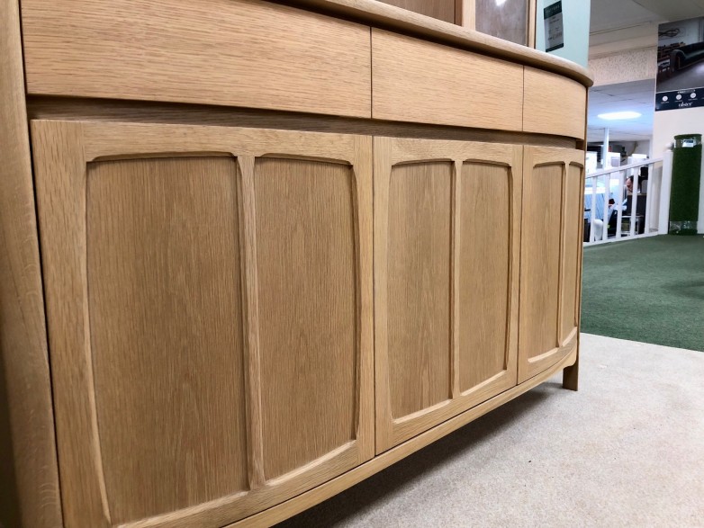 - Shades 3 Door Sideboard with Display Top