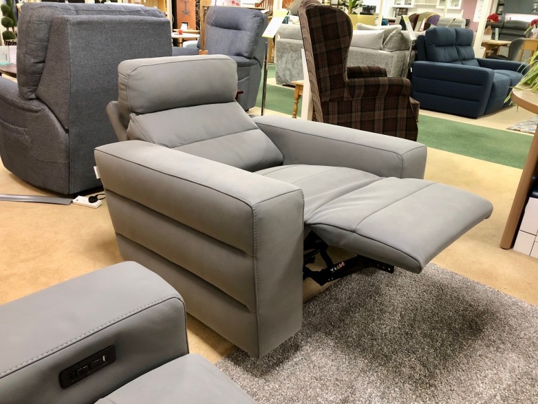 - Cagliari 2-Seater Power-Reclining Sofa and Power-Reclining Armchair in Leather