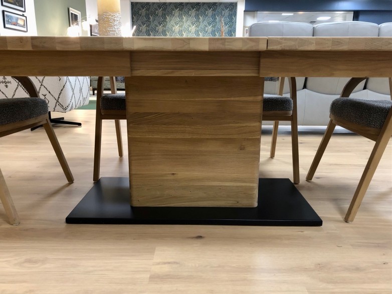 - Thirlmere Extending Dining Table and 6x Bergamo Dining Chairs