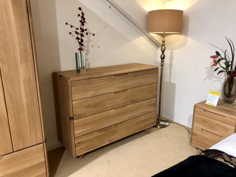 - Lugano Bedroom 4 Drawer Wide Chest