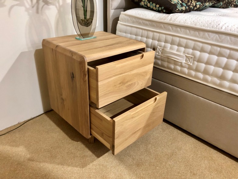 - Lugano Bedroom 2 Drawer Bedside