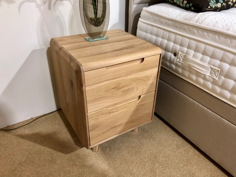- Lugano Bedroom 2 Drawer Bedside