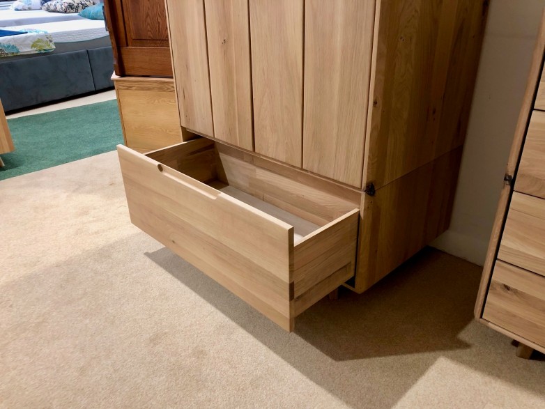 - Lugano Bedroom Double Wardrobe with Drawer