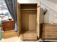 - Lugano Bedroom Double Wardrobe with Drawer thumbnail