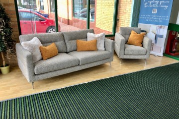 - Xenia 3-Seater Sofa (200) and Armchair (80) (Scatters Included)